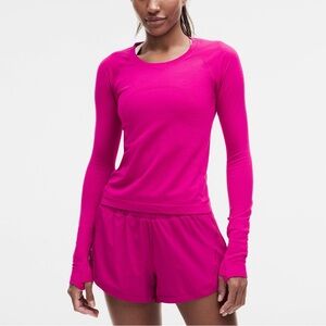 lululemon athletica Long Sleeve Tee - Pink